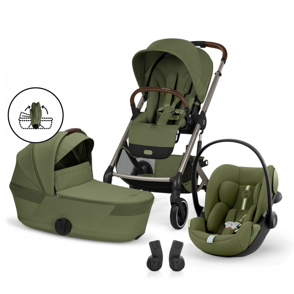 CYBEX Gold Balios 2026 3in1 �sszecsukhat� m�zessel - Moss Green